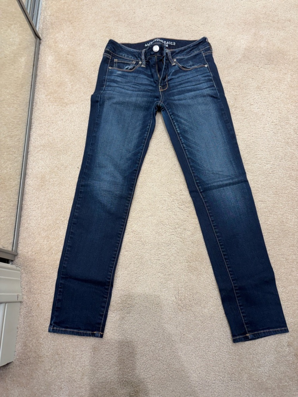 American Eagle Outfitters Dark Blue Skinny Jeans
